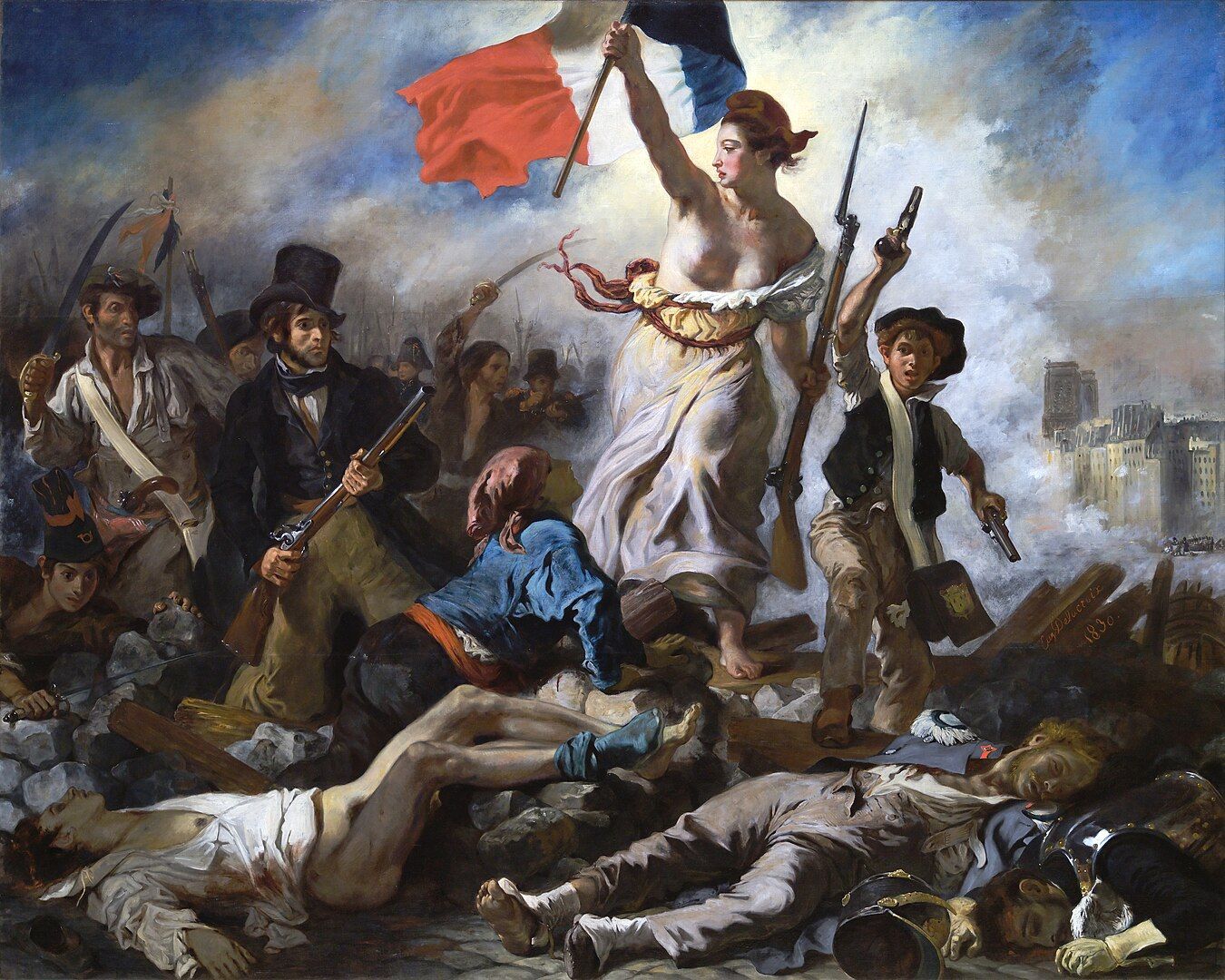 Eugene Delacroix's painting Liberty Leading the People.